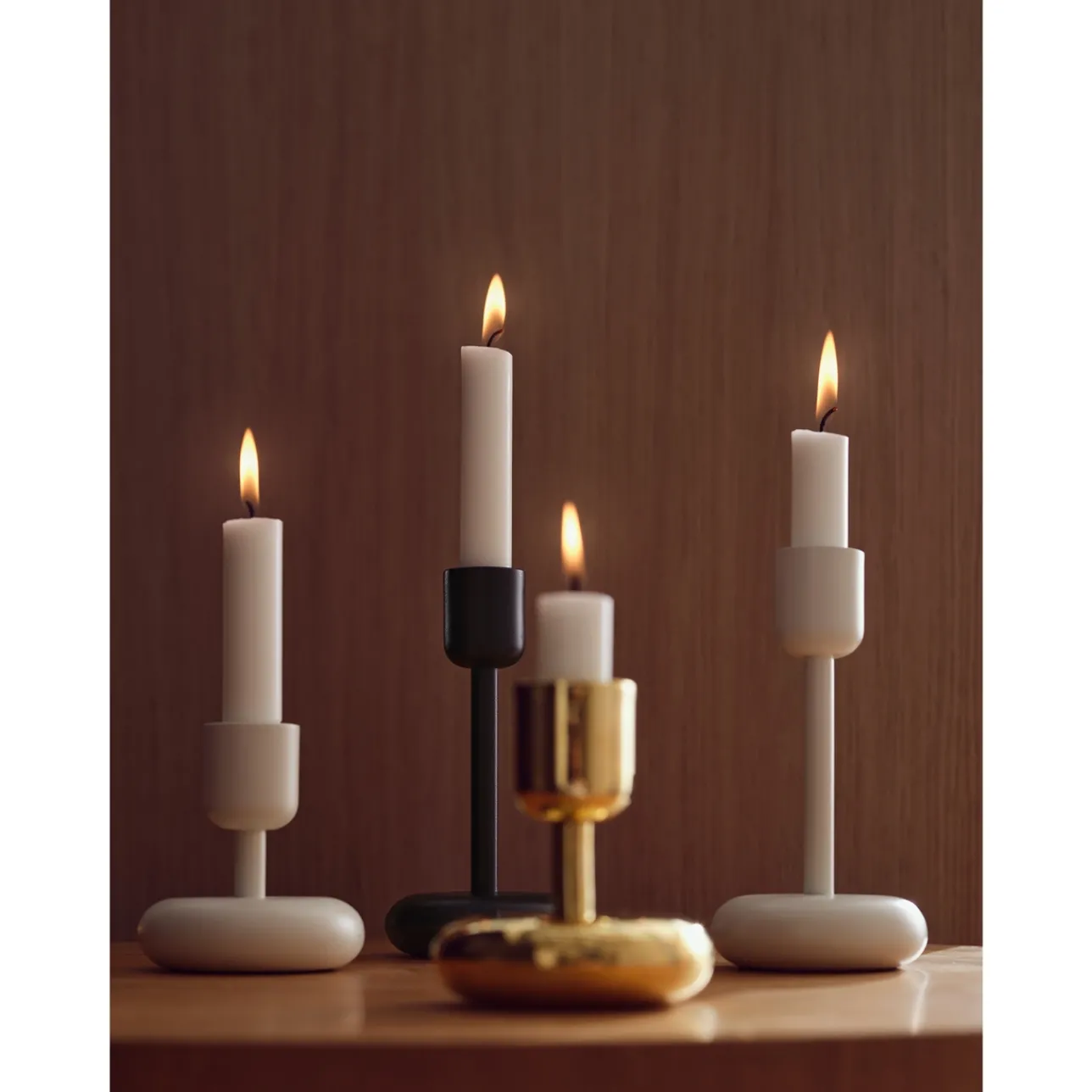 Ljusstakar*IITTALA Ljusstake 107mm mässing