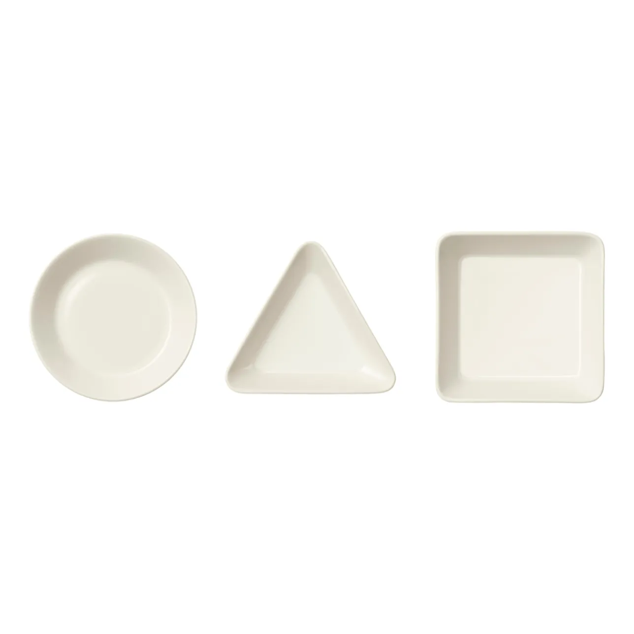 Serveringsfat*IITTALA Mini serveringsset vit 3-pack