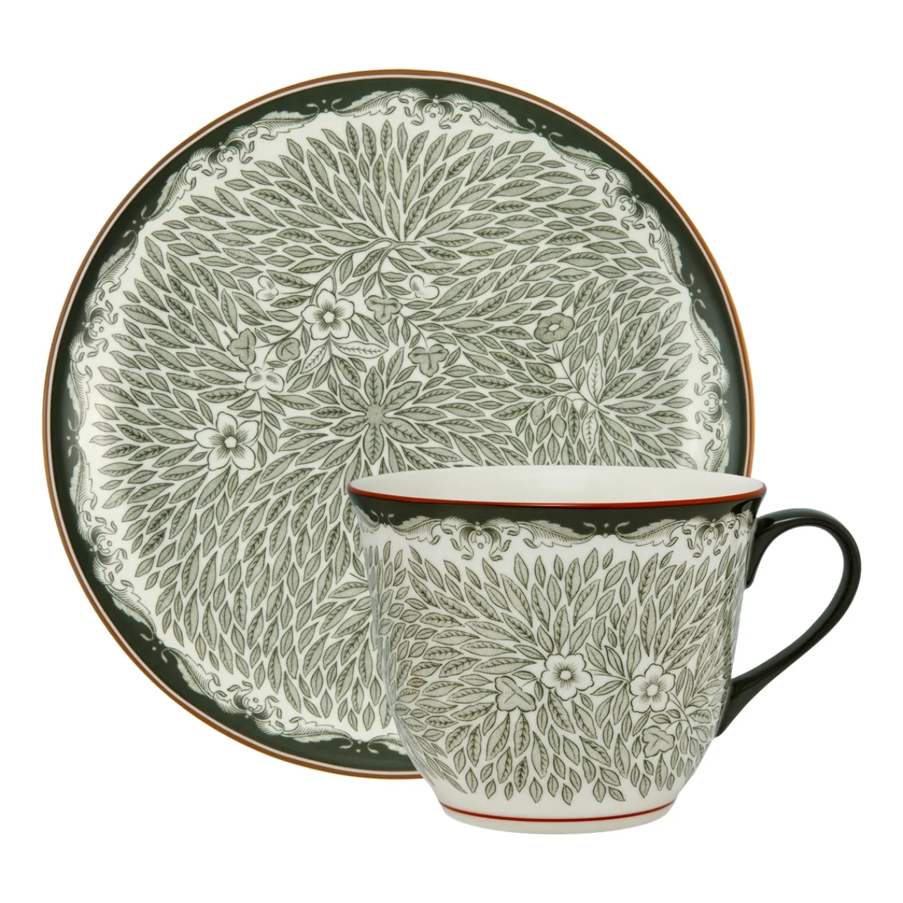 Muggar Och Koppar|Tallrikar*IITTALA Mug 40+plate 20 grön 2pc