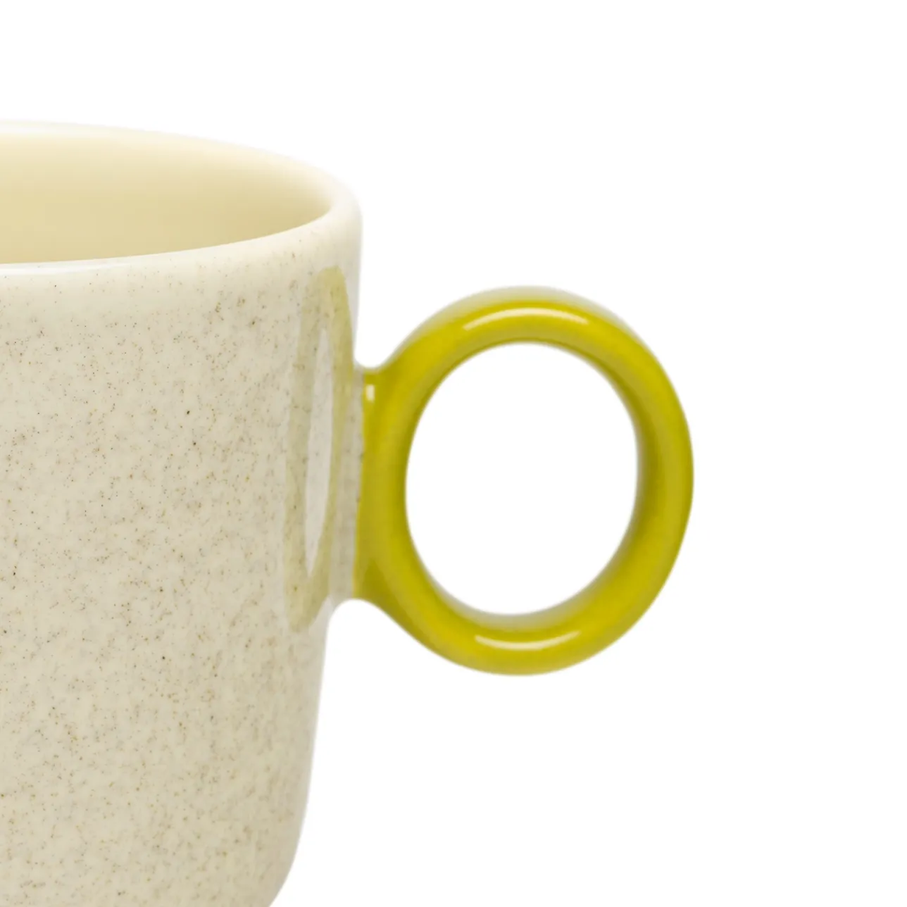 Muggar Och Koppar*IITTALA Mugg 0,35 prickig elfenben-oliv