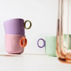 Muggar Och Koppar*IITTALA Mugg 0,35l Mint-lila