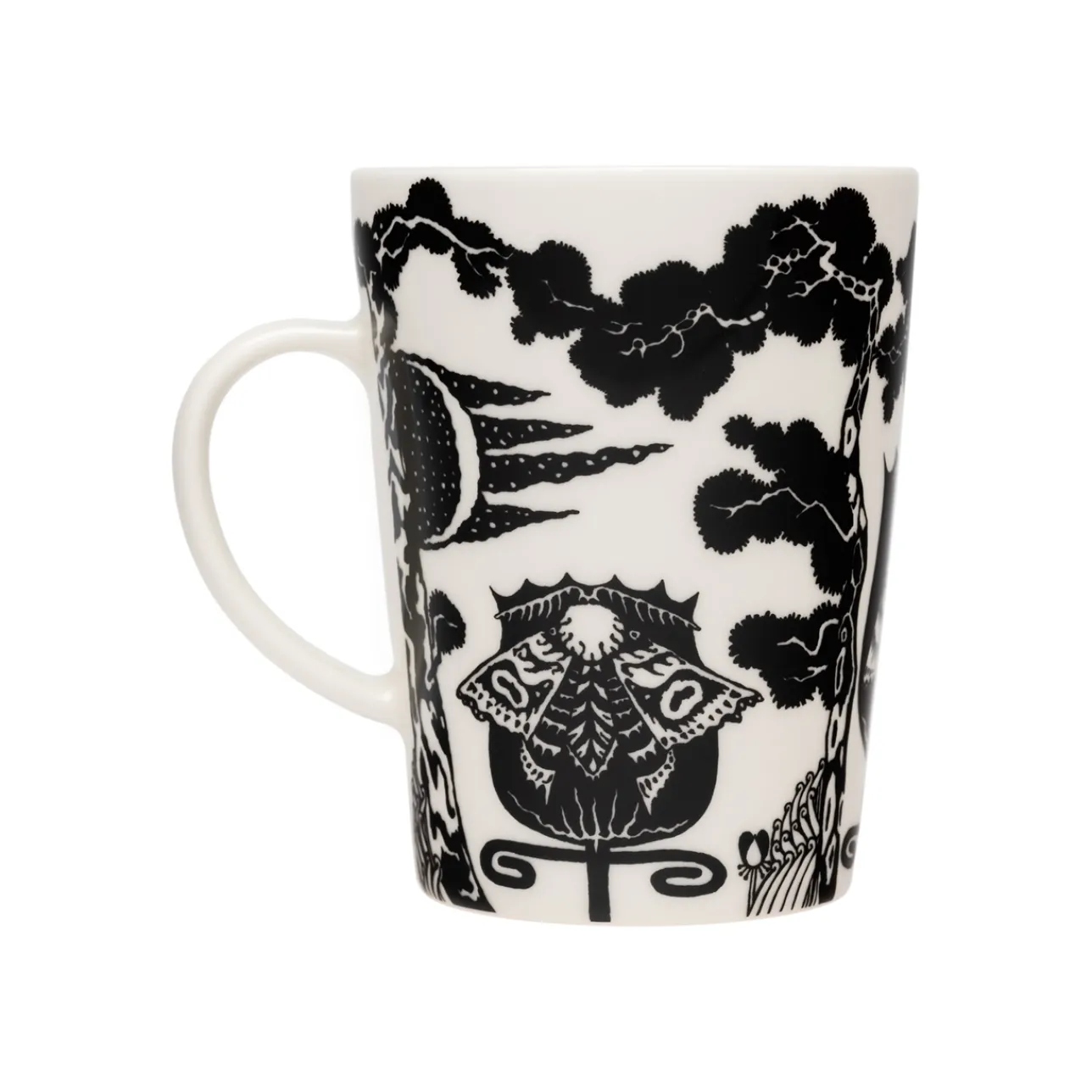 Muggar Och Koppar*IITTALA Mugg 0,4L Uni svart och vit, presentförpackning