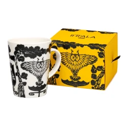 Muggar Och Koppar*IITTALA Mugg 0,4L Uni svart och vit, presentförpackning