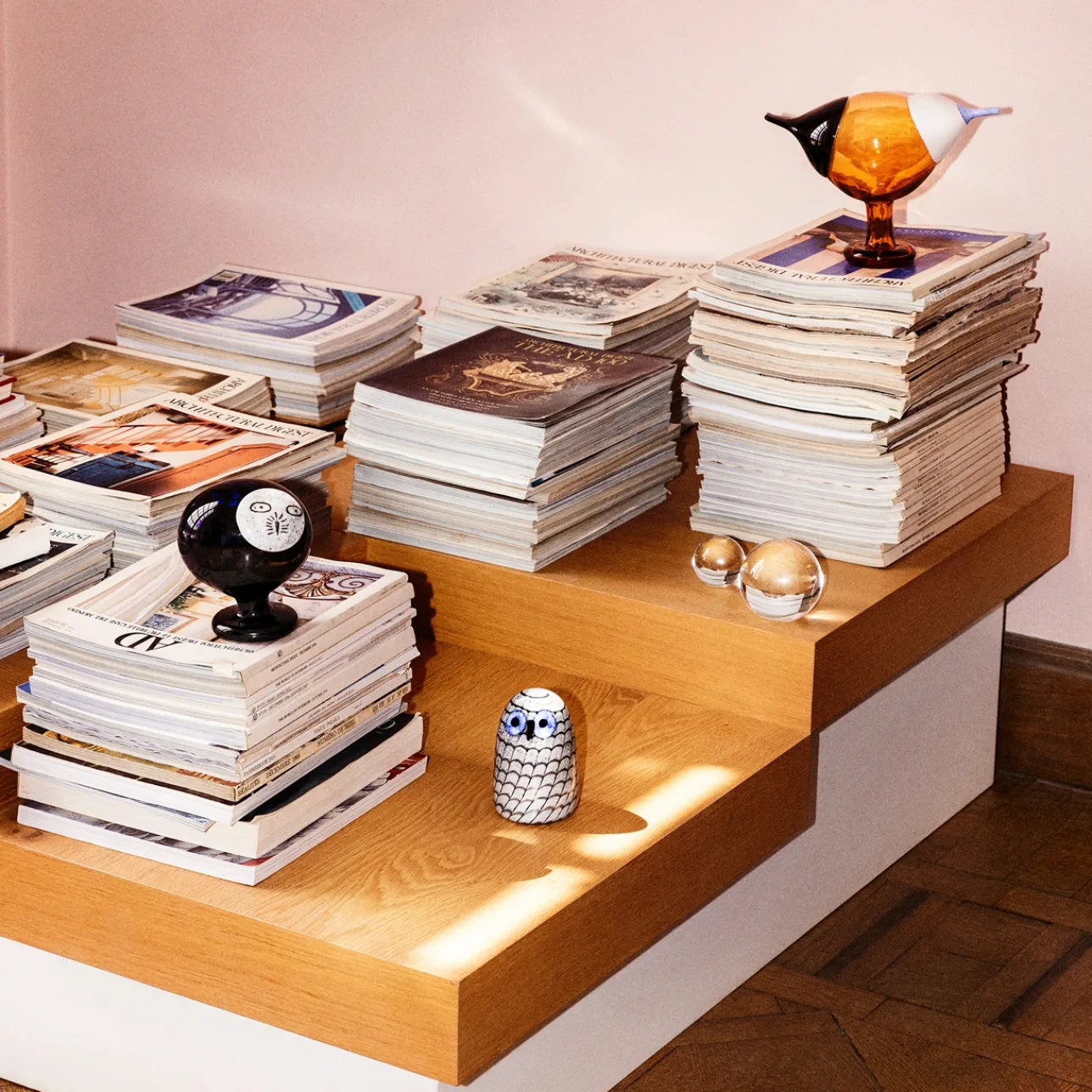 Birds By Toikka|Konstföremål*IITTALA Nattuggla 120x130mm mörkgrå