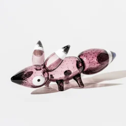 Konstföremål*IITTALA Röd räv 420x145 mm Ljuslila