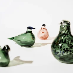 Birds By Toikka|Konstföremål*IITTALA Rörsångare 210x130mm tallgrön