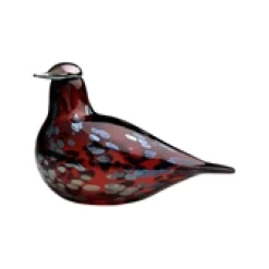 Birds By Toikka|Konstföremål*IITTALA Ruby bird tranbär
