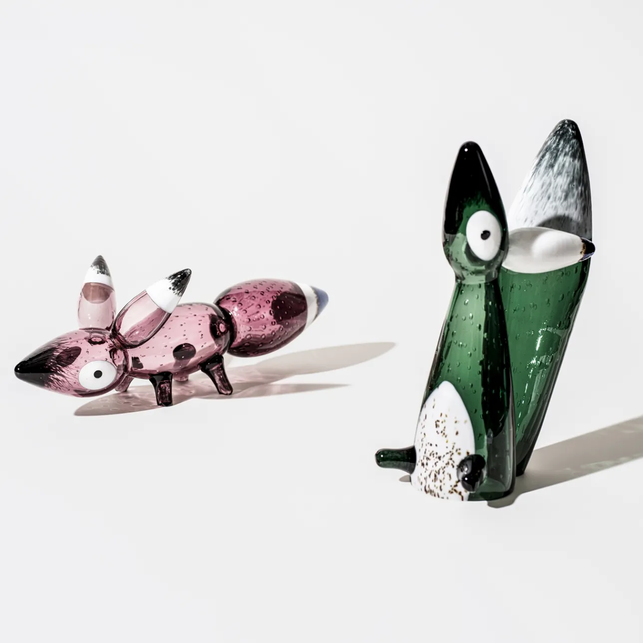 Konstföremål*IITTALA Silver räv 220x300mm tallgrön Tallgrön