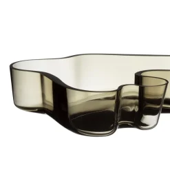Alvar Aalto Collection|Dekorativa Skålar Och Fat*IITTALA Skål 262x50mm rökgrå Rökgrå