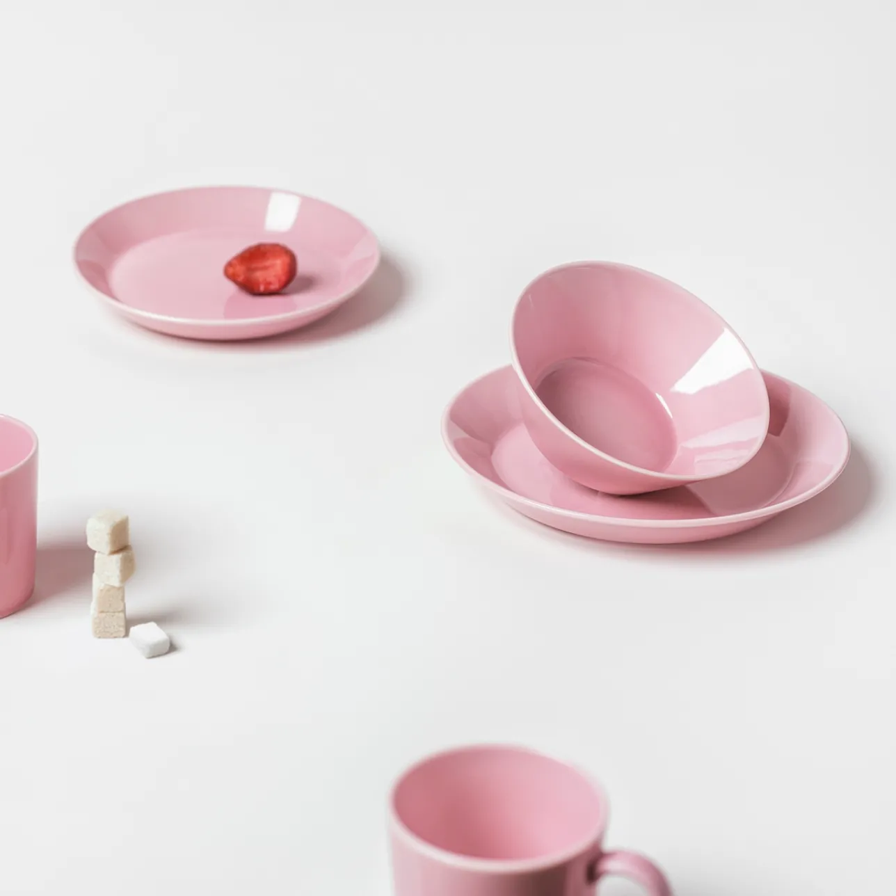 Tallrikar*IITTALA Tallrik 21cm Rosa