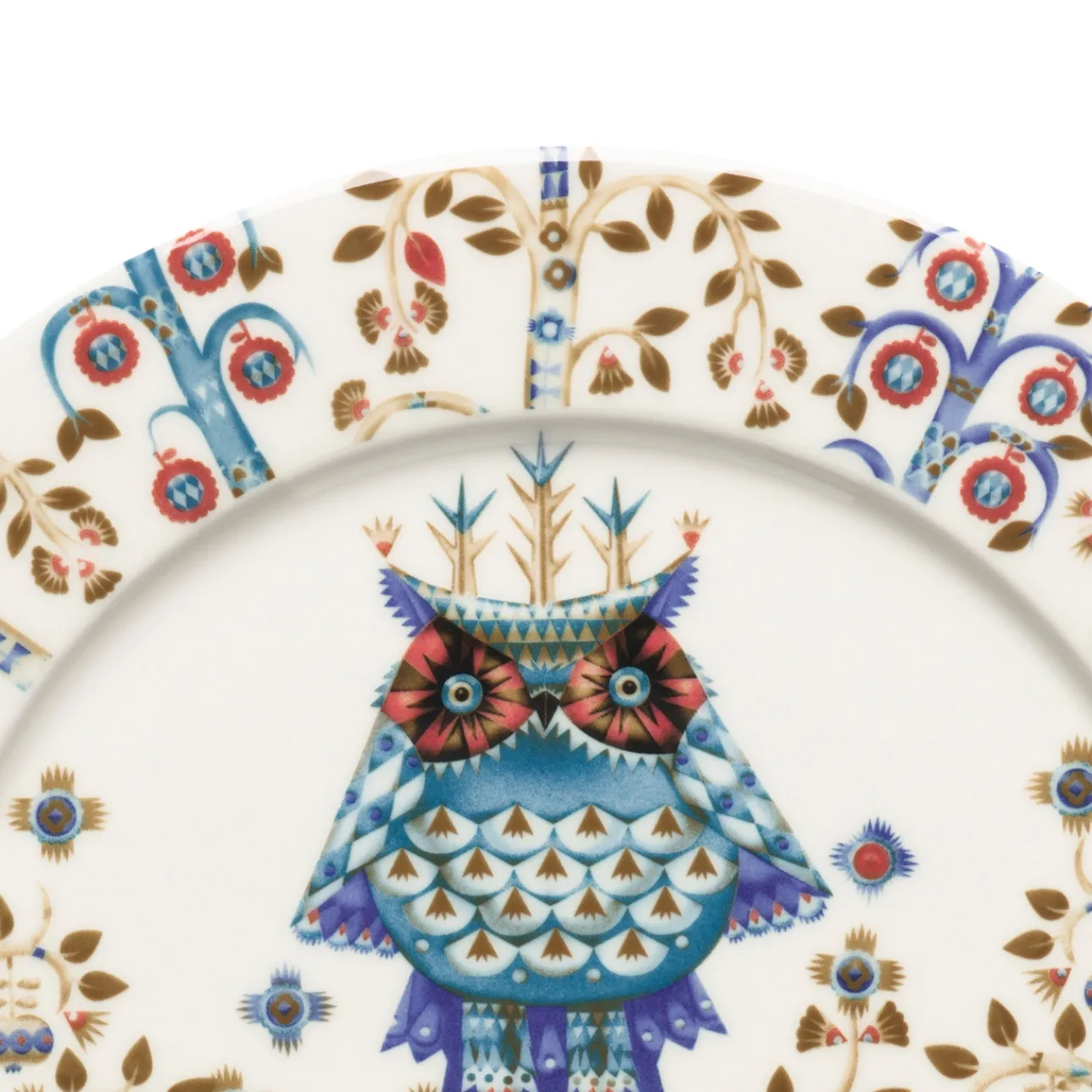 Tallrikar*IITTALA Tallrik 27cm vit Blå