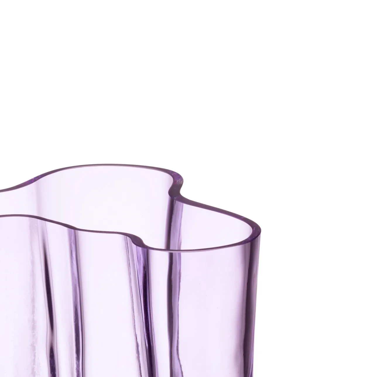 Alvar Aalto Collection|Vaser*IITTALA Vas 140mm träform Ljus lila