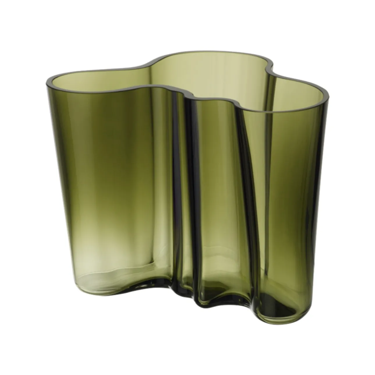 Alvar Aalto Collection|Vaser*IITTALA Vas 160mm moss grön Mossgrön