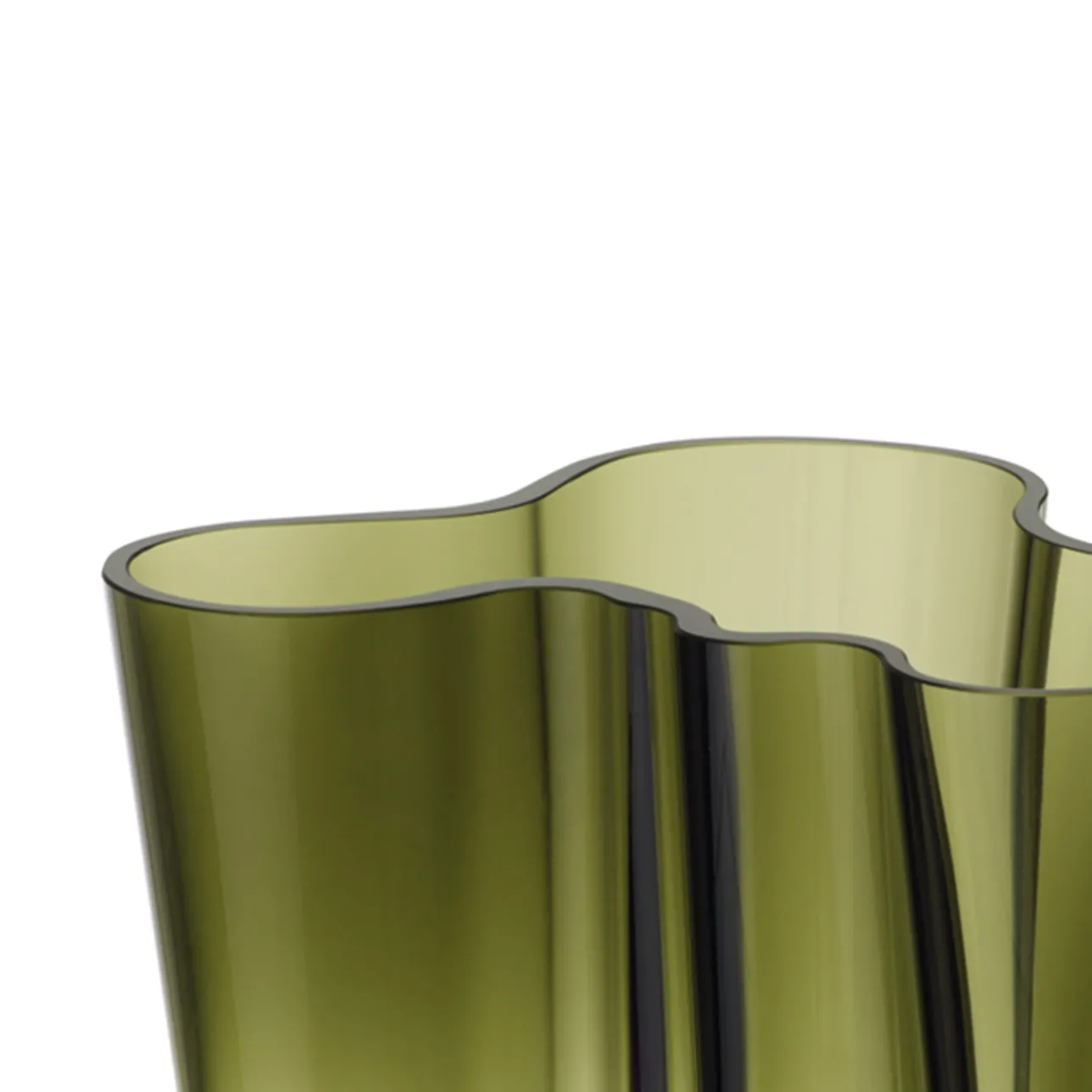 Alvar Aalto Collection|Vaser*IITTALA Vas 160mm moss grön Mossgrön
